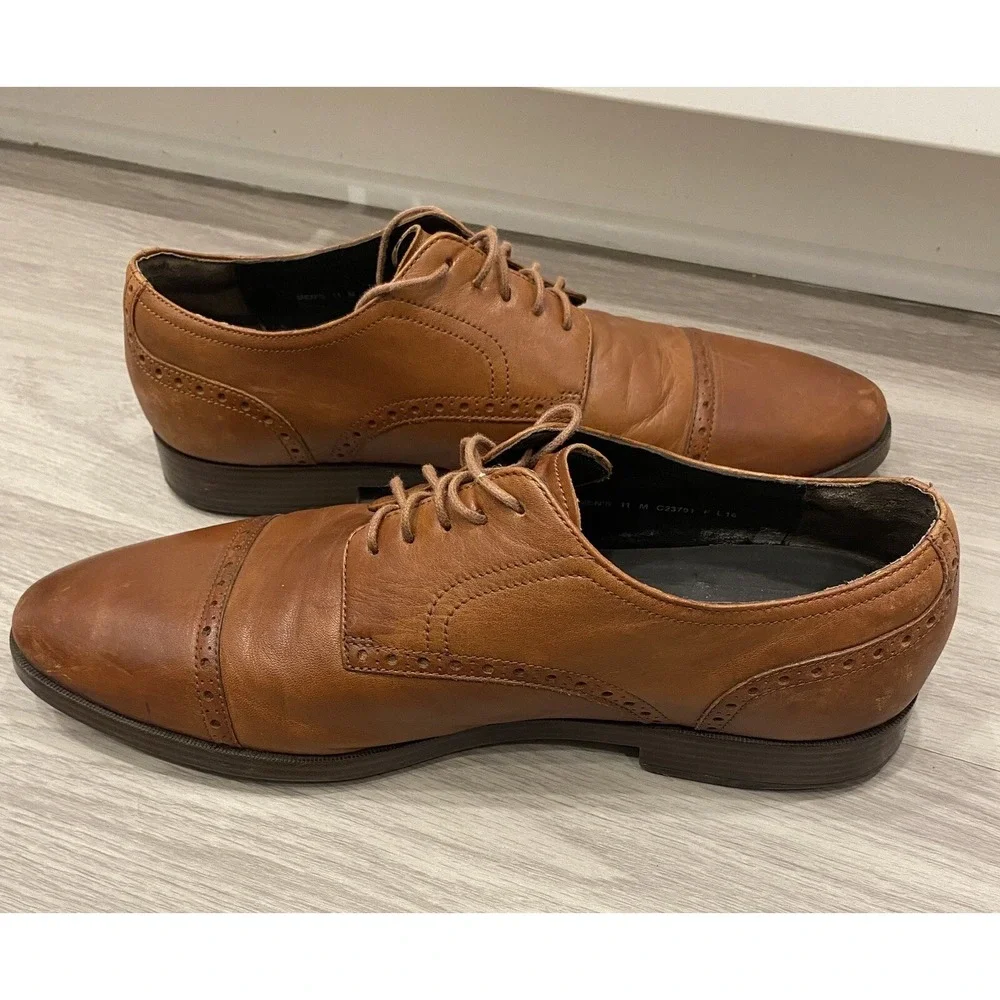 Cole Haan Men's Dress Shoes Jefferson Grand Cap‎ Toe Oxford C23791 Size 11 M
